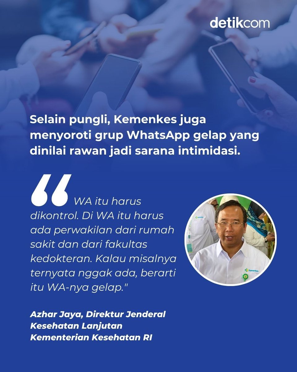detikcom's tweet photo. Kasus perundungan di PPDS Ilmu Kesehatan Mata Universitas Sriwijaya di RSUP Mohammad Hoesin Palembang mengungkap adanya dugaan pungli hingga Rp 15 juta per bulan.
β£
>> https://t.co/8saWNVVc4Q
#detikcom #PPDS #unsri #kemenkes #kasusperundungan https://t.co/5Yv7xupiqt