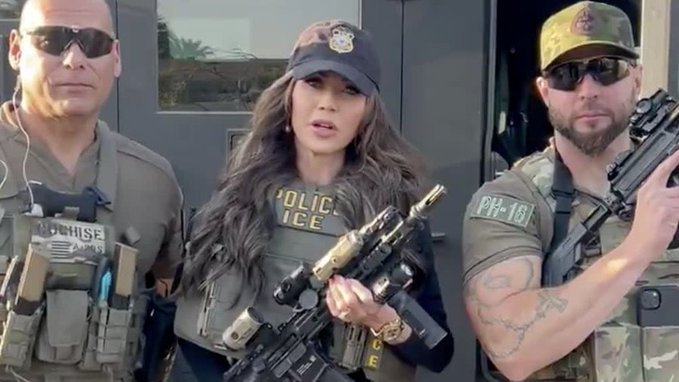 Roshan_Rinaldi's tweet image. BREAKING: Secretary of 
Homeland Security Kristi Noem has said American citizens should now be prepared to show proof of citizenship.