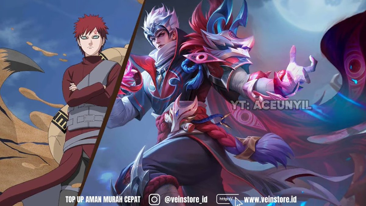 Txtmlbb_'s tweet image. vale valir free skin event

vale as gaara and valir cosplay akatsuki mix anbu

hadir saat naruto phase 2 nanti, jadi sistemnya jika kalian sudah punya vale gaara kalian ambil saja skin valir cosplay ini (bukan yuzhong ya maap)

info dari aceunyil