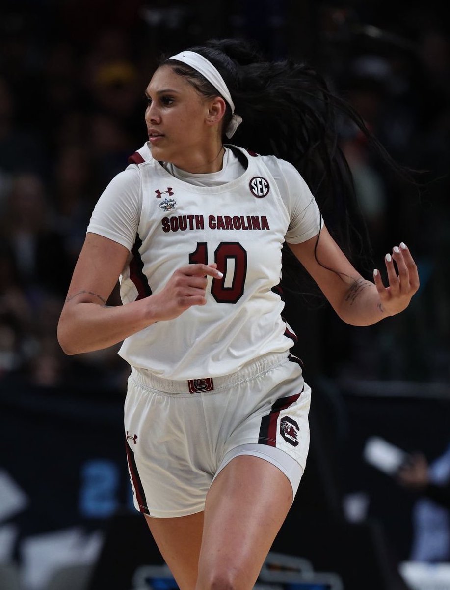 When evaluating the best frontcourt performers, statistically, in the final week of the NCAA Tournament this century, three South Carolina players rank in the top 10—and one of them is Kamilla Cardoso.

The two-time national champion played a limited role during her first title