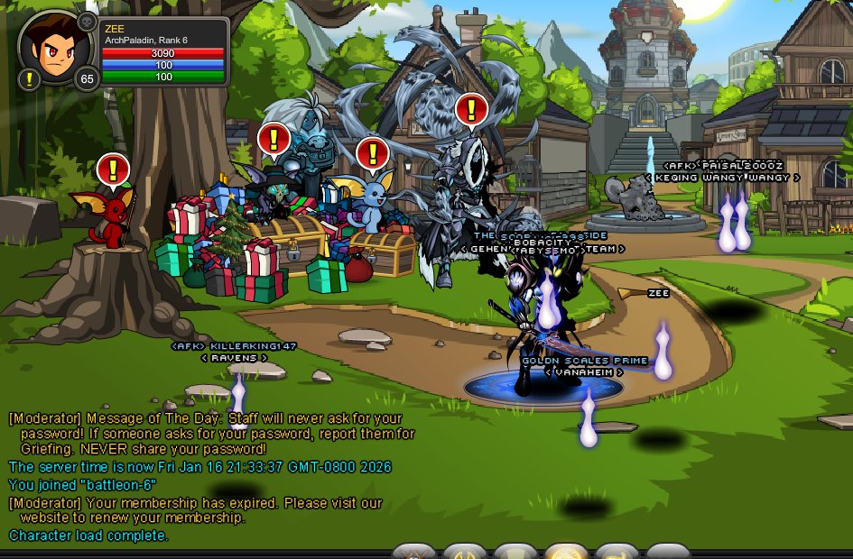 Mannnnnn, I missed AQW xD #AQW