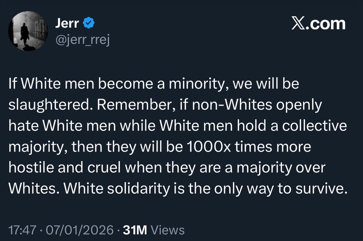 PeriklesGREAT's tweet image. White People conquered the world ! 

Rather than kill or enslave the rest of the world we have tried to teach our technical skills, spread democracy &amp;amp; human rights.  

Our payment for our benevolence has been universal hatred! 

White people must protect our civilization and…