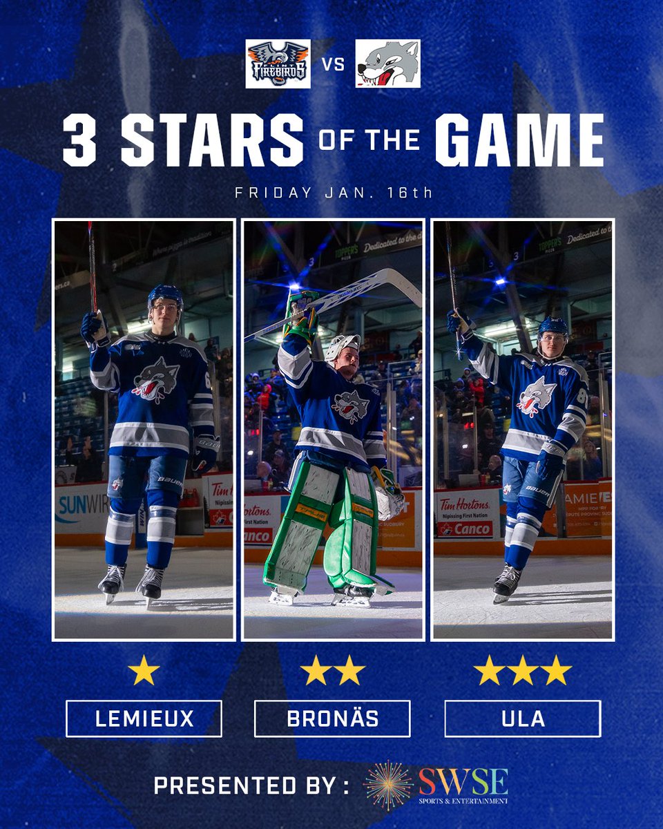 Sudbury_Wolves's tweet image. Yeaaaaaa we swept 3 Stars 😮‍💨⭐️

#WolvesNation