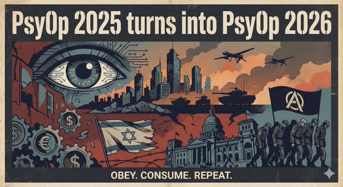 jong_slow's tweet image. "Trust the Plan" - Donald Trump

All part of PsyOp 2026  👮‍♂️🔥💲☹