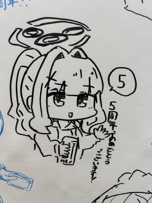 ハレちゃん描いた 