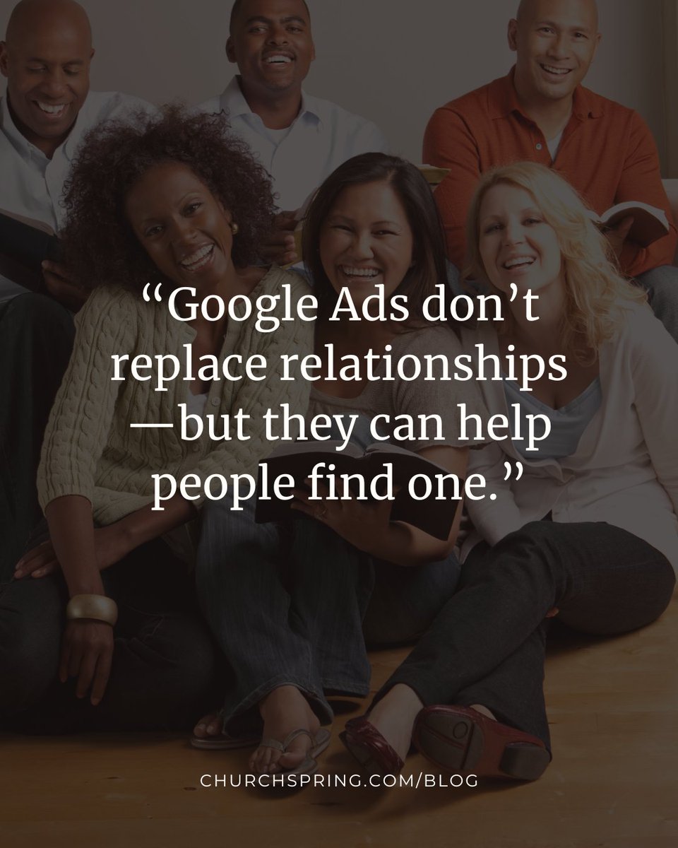 ChurchSpring's tweet image. Google ads for churches don’t replace relationships—but they can help people find your church.

When someone searches for a church, your ad can quietly say, “We’re here.”

Read more → churchspring.com/blog/how-to-cr…

#ChurchMarketing #DigitalMinistry #GoogleAdsForChurches