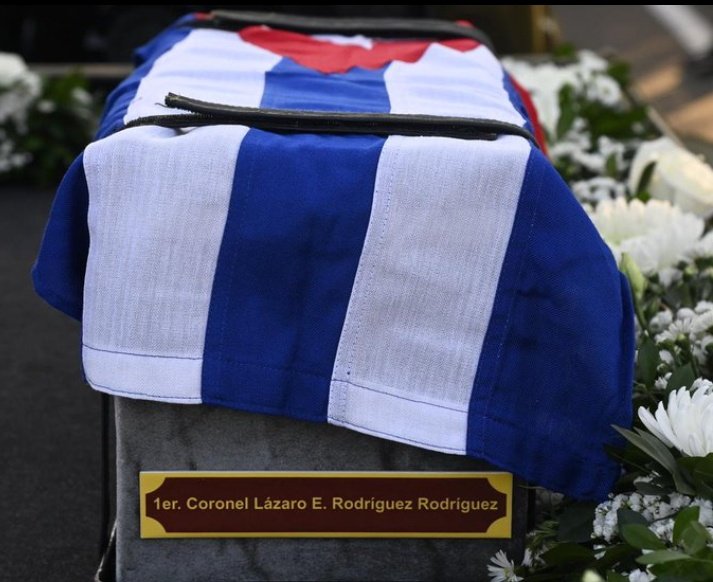 Con #HonorYGloria los recibe la Patria, orgullosa de su entrega y estirpe, como dignos hijos de #Cuba.