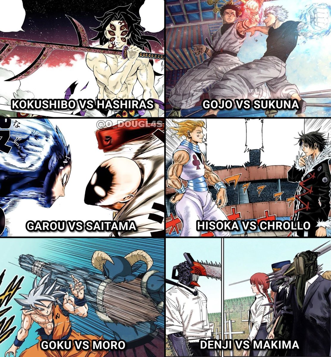 ball_limit's tweet image. Qual dessas marcantes cenas do mangá de sucesso que quando forem animadas, você acha que irá quebrar a internet?