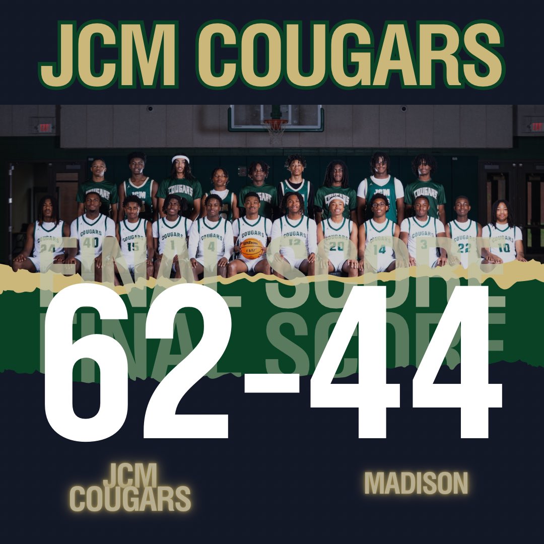 JCMCougars's tweet photo. Another district win for our Cougars! 🔥 #BuiltOnLegacyDrivenByPurpose #ItsOurHouse #ShouldaBeenACougar 💪🏿 @RamonicaD @ap_baker1 @JCM_ECH @JMCSchools @JmcssA https://t.co/6GukgPtsmj