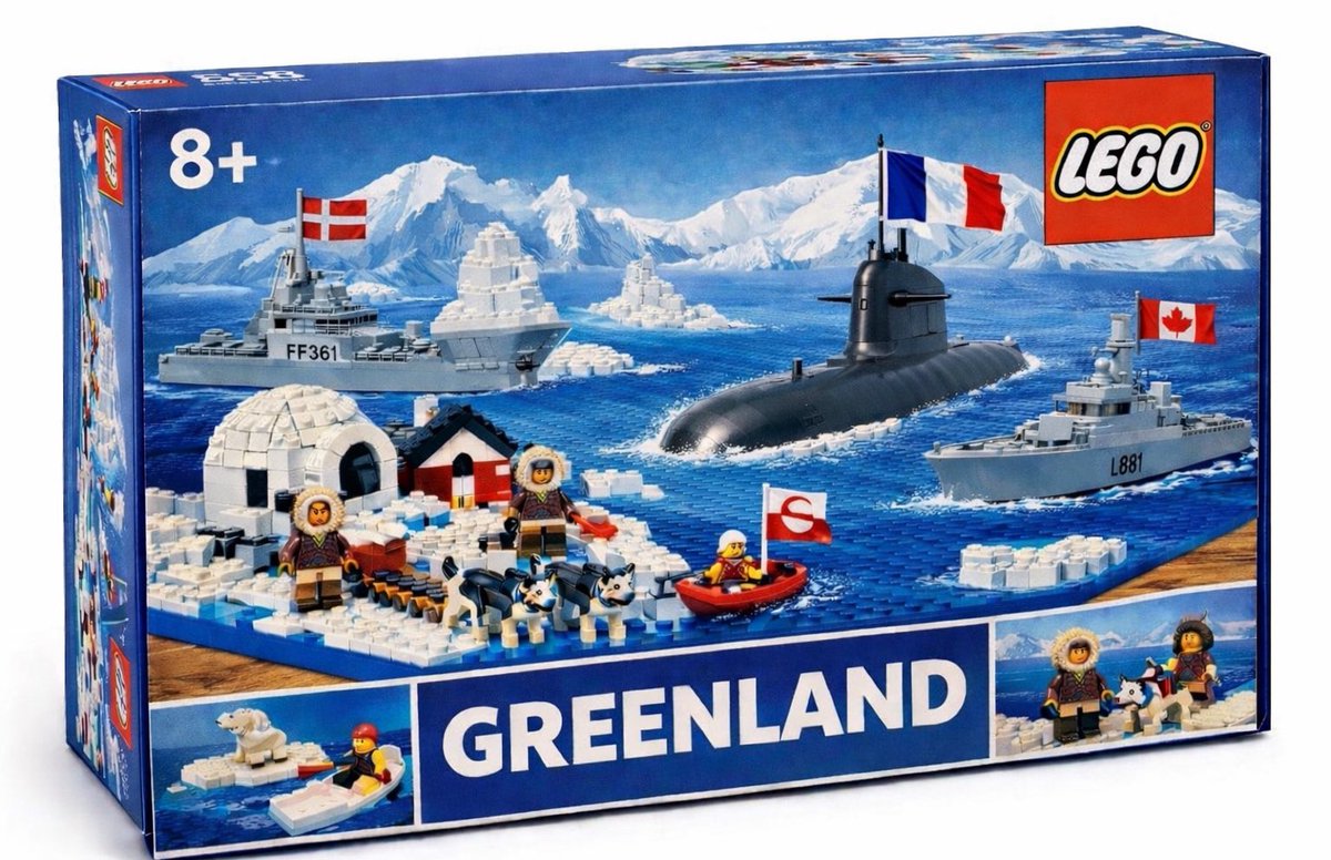 Hi President Trump,

Greenlandic citizens here.

Please send me your address so I can send you a package of LEGO bricks, which are for sale here in Greenland 🇬🇱