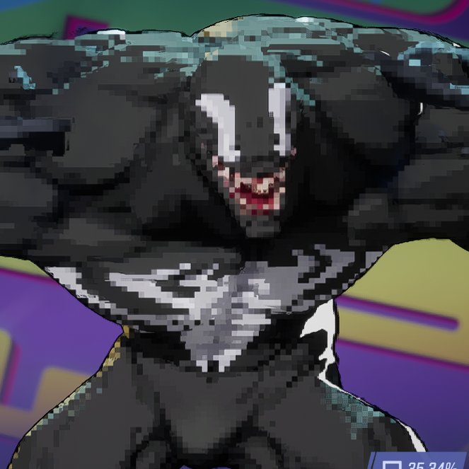 GodzillaMendoza's tweet image. My wife saw me looking at the new Venom costume and she asked "Why does he look like censored Japanese porn?"