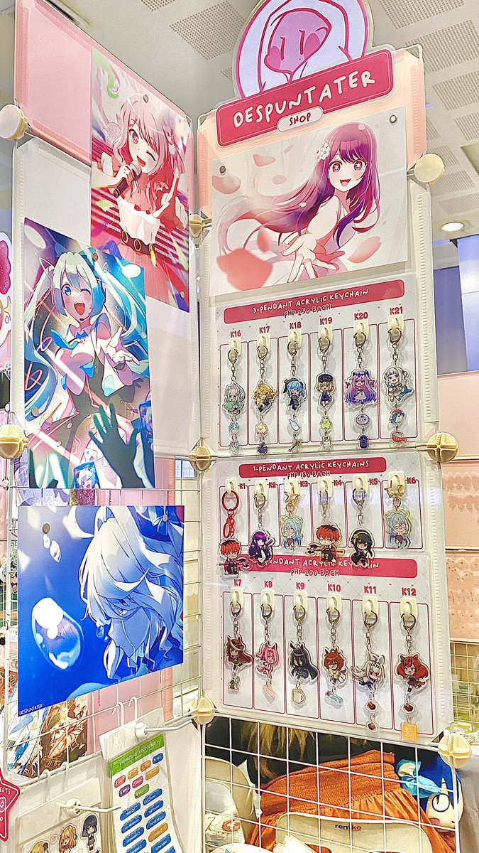 Here at #AICon2026 with
<a href="/mocheemoshee/">Mochi🍡@ AICon A21</a> at Table A21!     

MERCH LINEUP: Umamusume, Oshi No Ko, Bandori, Hololive, Nijisanji and other Vtubers.

We also have a Bandori Stamp Rally with tons of cute prizes for you bandori fans! 
See you there! 🩷 

#AnimeIdolConvention2026 #AIConPH