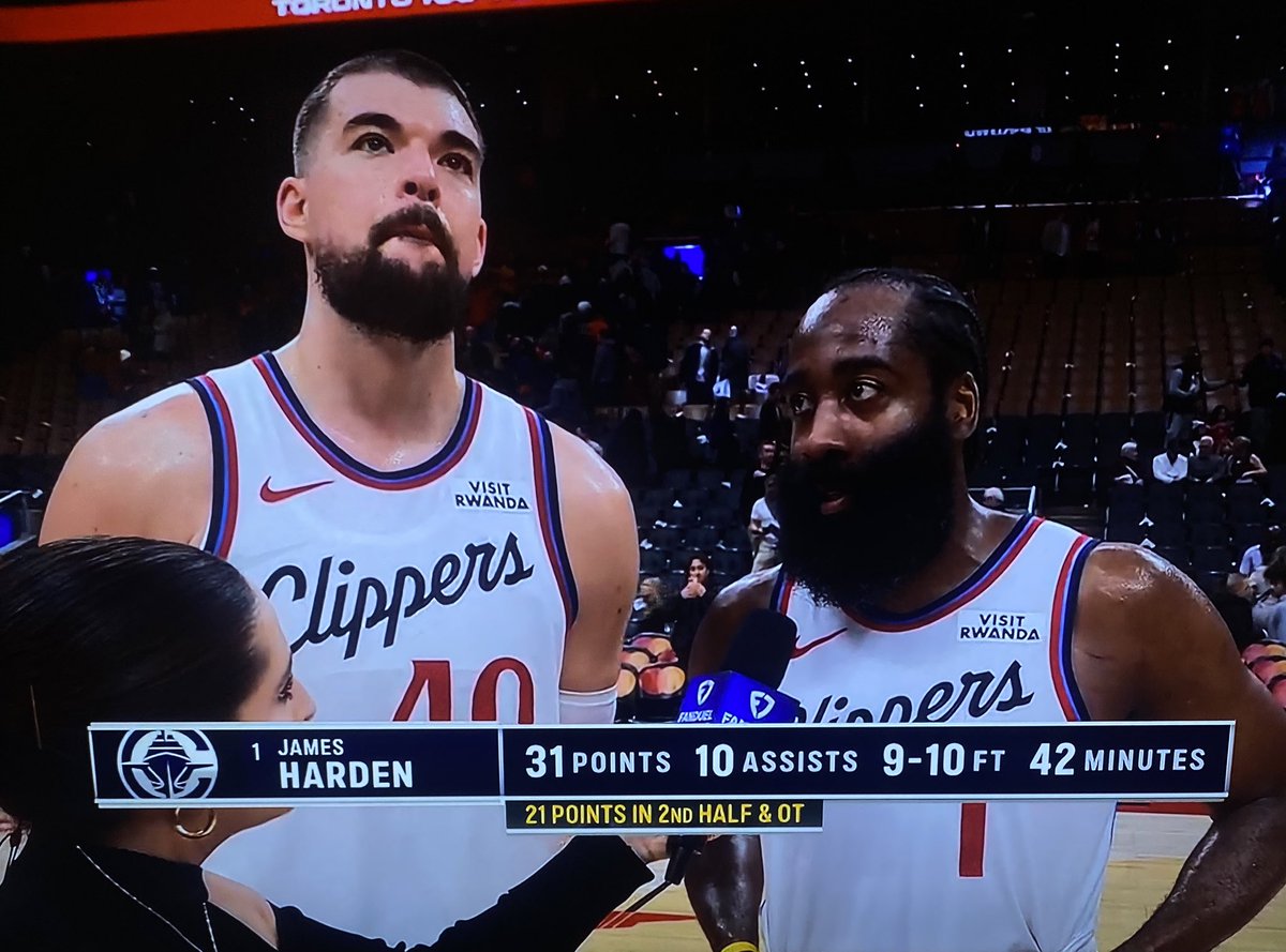 “I’ve played my best basketball of my career since he got here”- ZU on James harden. Love it