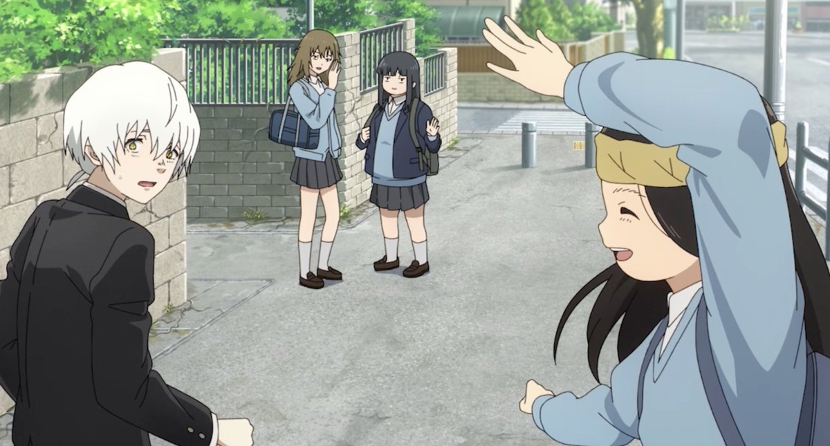 mill_sister's tweet photo. 不滅のあなたへseason３第14話
【今回の小ネタ・その４】
『バイバイふーちゃん』
こんな微妙な世代の変化の演じ分け、素晴らしいです。もちろんすべて引坂さんです。
全ての世代で顔のサイズバランスが同じなのはフシの想像力の限界であって作画のミスではありません https://t.co/xVezV3nqyd