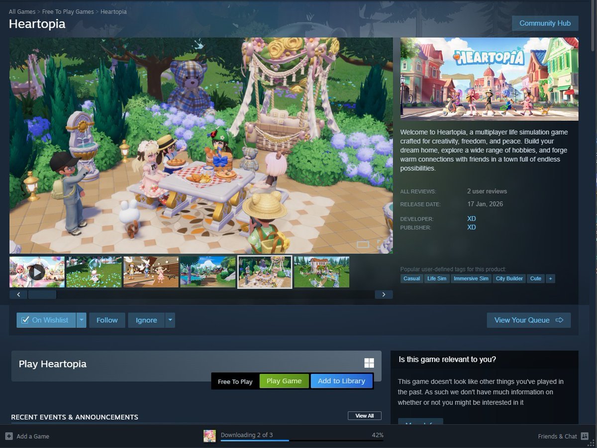 heartopiafess's tweet photo. hearto! di steam sudah bisa di download guys !! https://t.co/myMukxVxyf