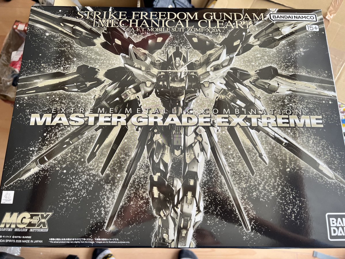 sumis600's tweet image. MGEX、ストライクフリーダム メカニカルクリアーＶｅｒ．届いた