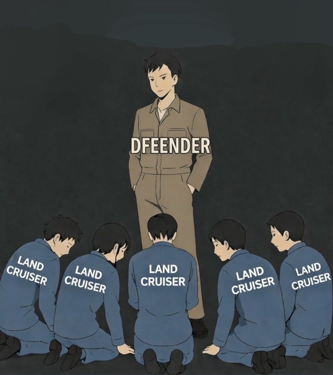 GRJ79K's tweet photo. 残念ながら「最強の市販車」はLand Rover Defenderという事になりそうです。
> 【TLC OFFICIAL】ダカールラリー2026 最強の市販車を決める戦いが始まる| TLC CHANNEL
https://t.co/HwBcl4ROCk
#TLC #TeamLandCruiser #ToyotaAutoBody @TOYOTA_BODY_PR
#Toyota #LandCruiser300
#W2RC #Dakar 🇸🇦 https://t.co/nvYmsrkLXo