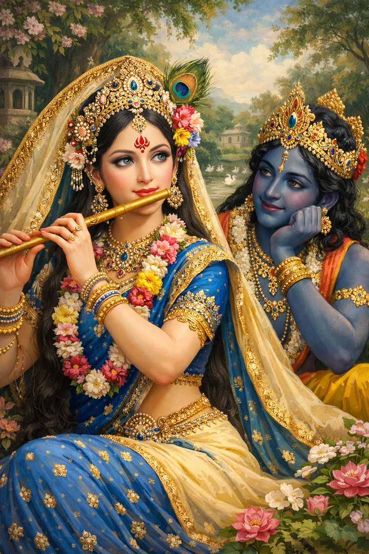 RadhaMarg's tweet image. Prettiest ❤️