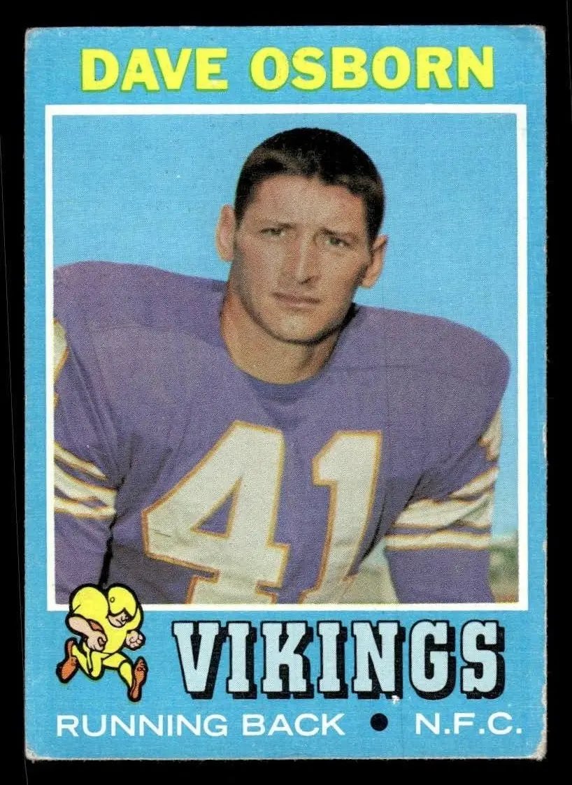 Dave Osborn was the definition of a pro’s pro — tough, reliable, and selfless. He ran with purpose, protected his teammates, and did the hard work that wins games.#Skol #NFL