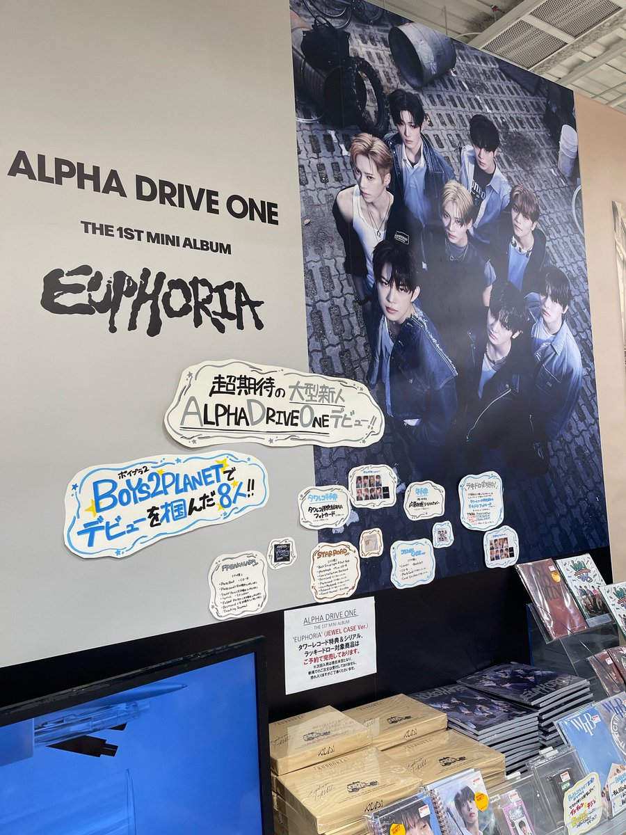 ALPHADRIVEONE】 THE 1ST MINI ALBUM 『EUPHORIA』日本限定特典付き