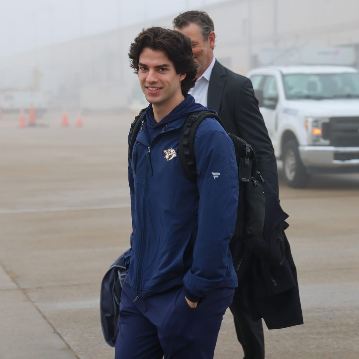 exh0ckeyfan44's tweet image. Luke Evangelista is on the ice for all three Preds goals.