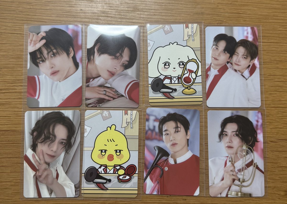 ateez  ANITEEZ IN THE CALLING ラントレ　交換　買取

譲)ホンジュン　ソンファ　ユノ　ヨサン　ミンギ　ジョンホ　ユニット

求)買取(100円/枚)＋送料

⚠️全て傷ありトレカです。
ご了承いただける方はどなた様でもお声がけください🙇‍♀️