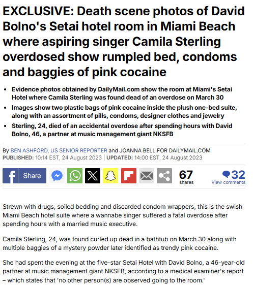 Expatriarch_uk's tweet image. As big as the HYBE/TAG story is...  It gets worse. 

Melissa Nathan appears to have allegedly been involved in cleaning up PR for Scooter Braun's business partner, David Bolno, when a singer Bolno was trying to sign was found dead in his hotel room.
