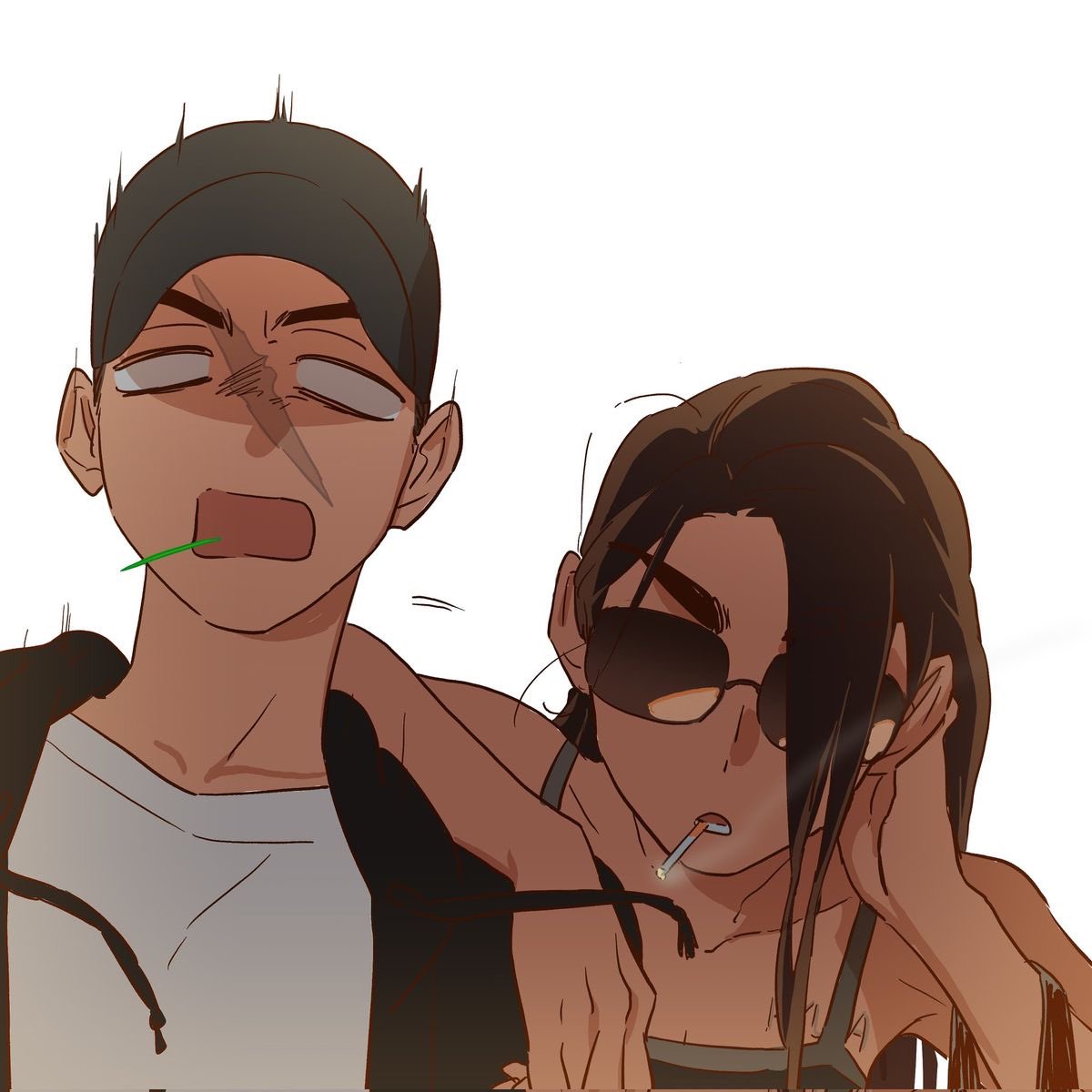 pusheensalad's tweet image. "just be the best alnst rarepairs" brutal 😂✌🏻✌🏻✌🏻✌🏻