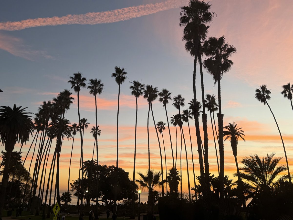 Friday evening post sunset view
Ocean Ave,Santa Monica