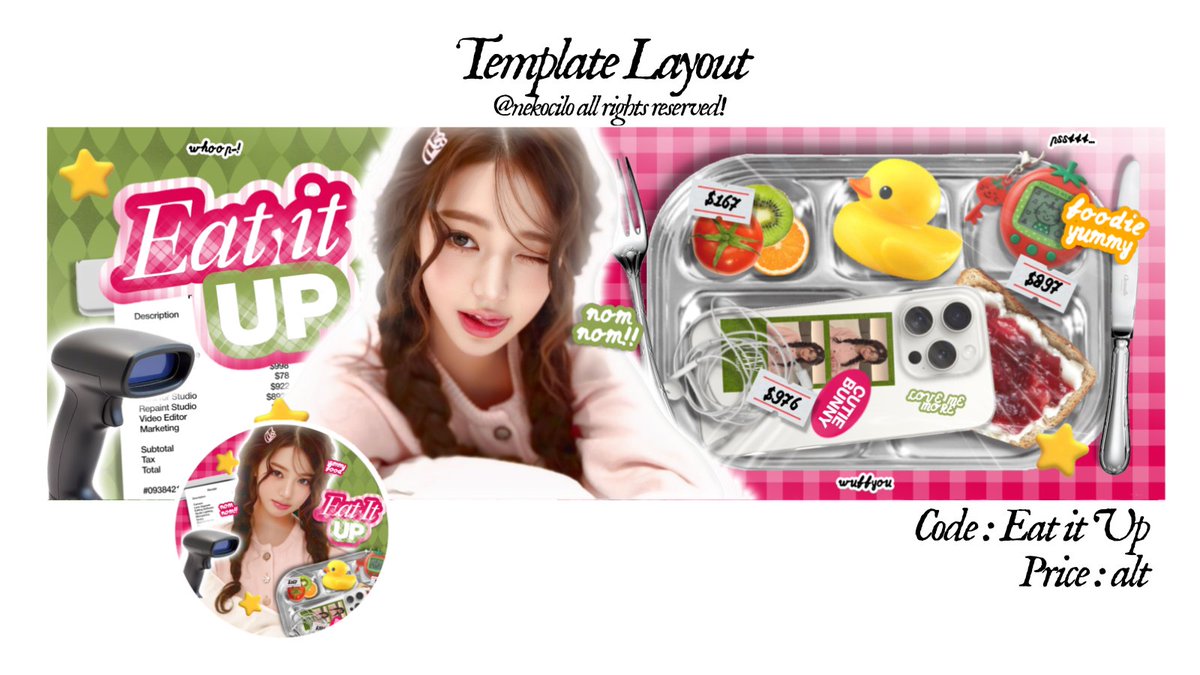 nekocilo's tweet image. Boleh bantu re-tweet?

hlow sobat, aku baru membrojolkan 4 anak baru yang nantinya akan aku jual as template layout, boleh mintol ospekin? kalo ada kesamaan kindly DM me yaw, makasih 😼🤍

#zonauang