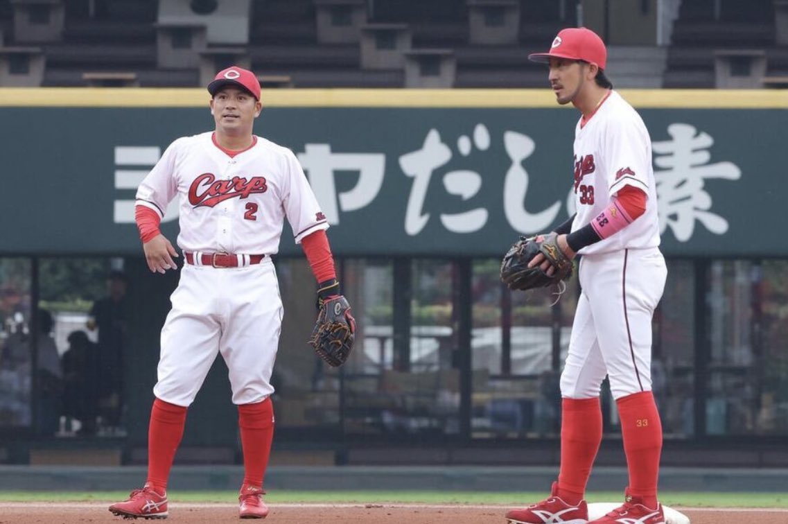 カープ0番　おそらく高コーチ The legend now] First player to wear number 0, Nagashima Kiyoyuki