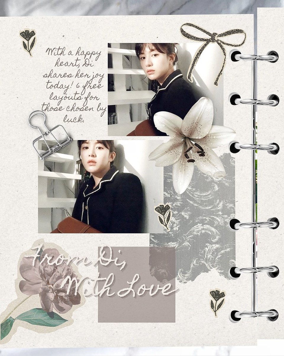 claussical's tweet image. 🪧 GIVEAWAY ALERT, any interaction is appreciated! ❤︎ ๋  #zonauang

Our lovely Di is spreading joy! She’s generously giving 6 lucky winners a free request layout. Happiness is meant to be shared, and today it’s all yours

💌 End 18 January
❣️ Draw by reply (check ALT for more)