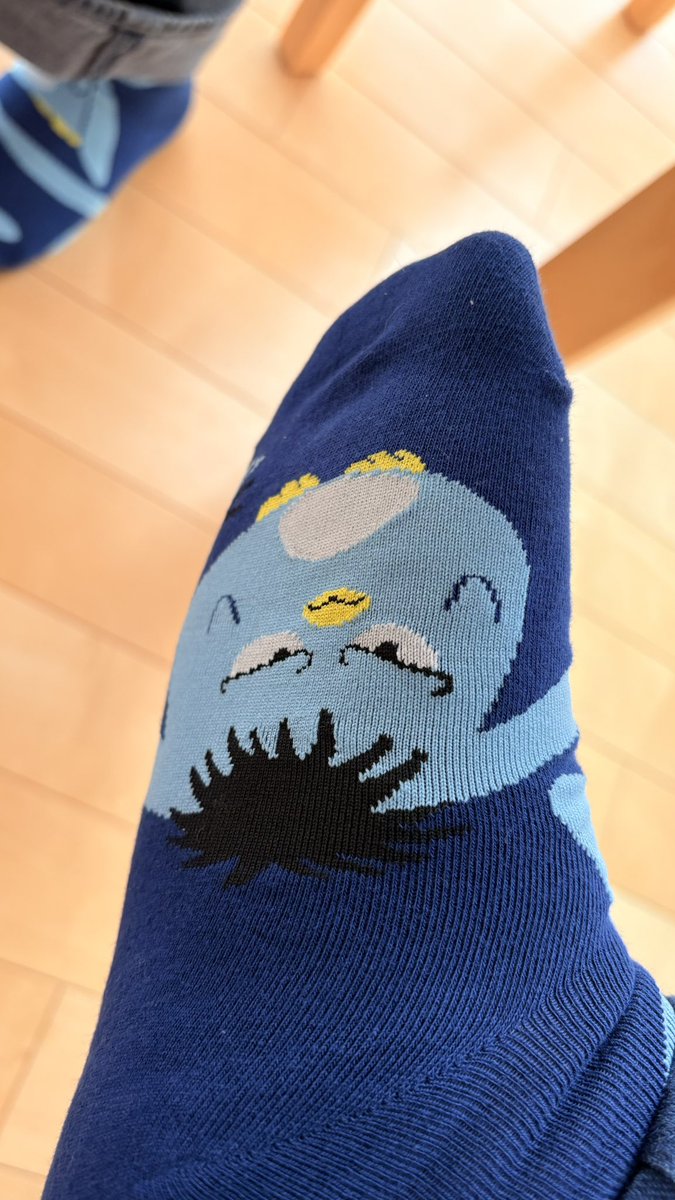 久しぶりのお出かけという事でお揃いで買ったおNEWの幽白靴下w 足の裏