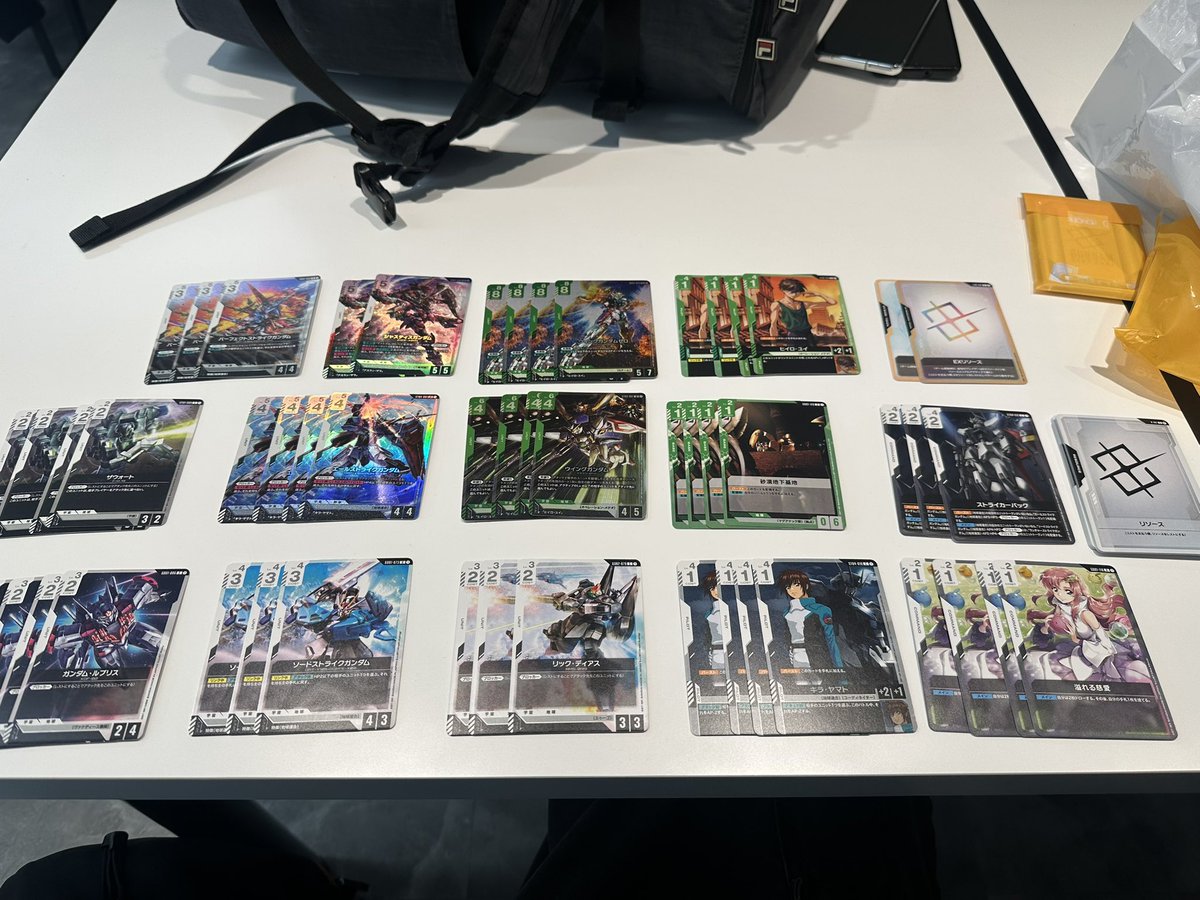 友達がガンダムカードやってるからデッキオリパ買ったw