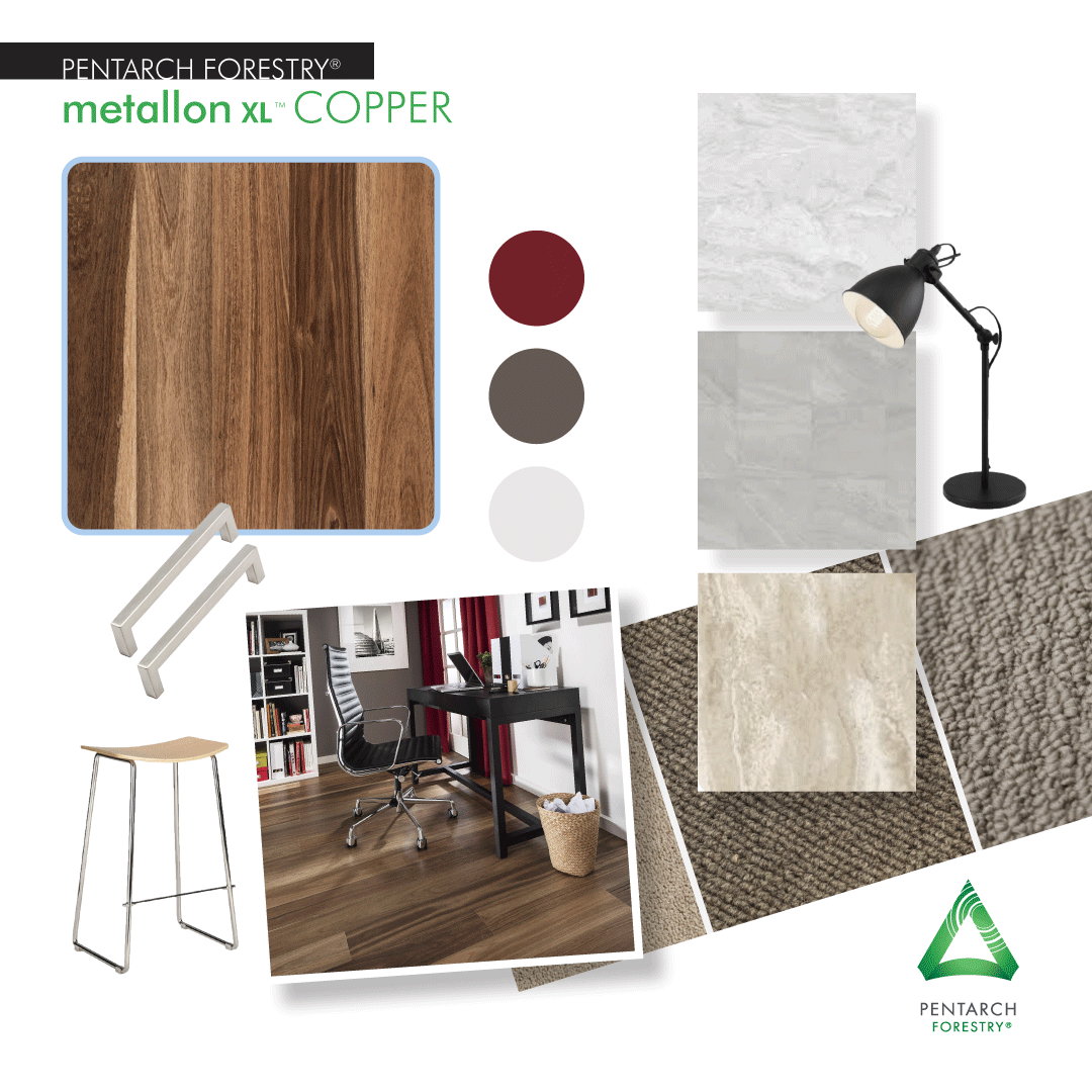 PentForestry's tweet photo. The earthy tones and timeless style of metallon XL engineered flooring in Copper, brings the warmth of the outback indoors—rich reds, deep browns and a classic edge that never goes out of fashion. Engineered for indulgence. Designed to impress. 

#TimberFlooring #PentarchForestry https://t.co/zu9Z5MWyfO