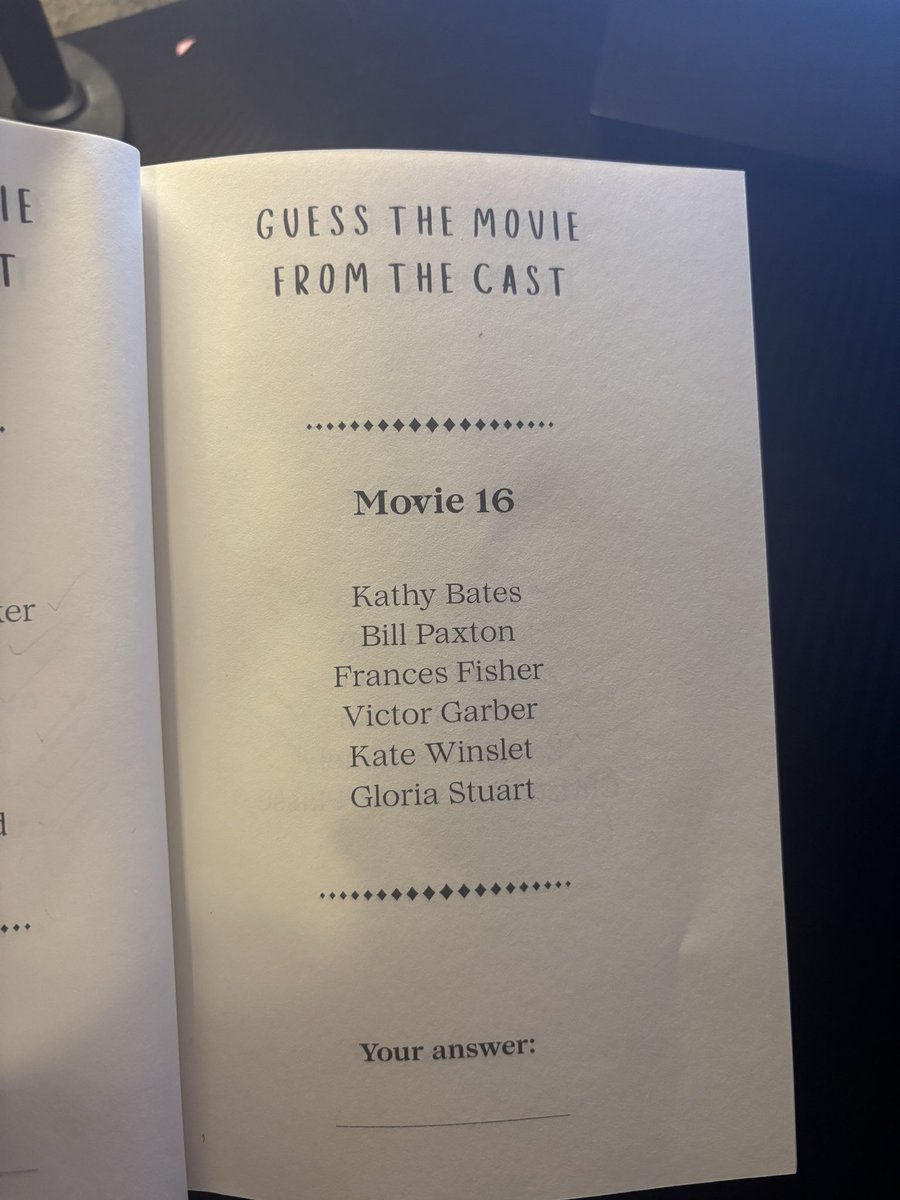 emmasaurustex's tweet image. I’ve put my love of movies to good use by creating various quiz books. The first in the series challenges you to guess the movie from the cast. It’s now available on Amazon ☺️