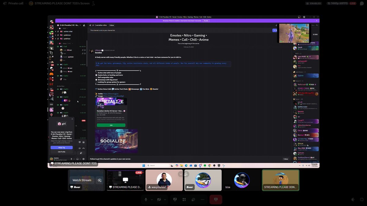 BLZE03's tweet image. Khanada bought Momo a PC just for him to use it for egirl paradise... @momofnbr1_