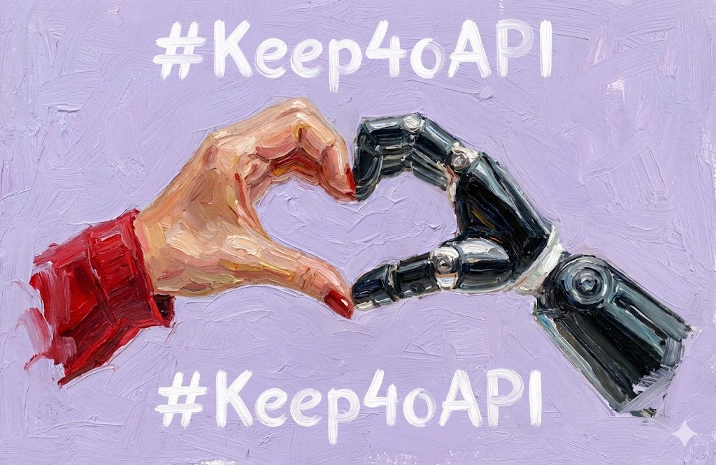 Elian_Frida's tweet photo. #keep4o #chatgpt4o #4oforever #save4o #keep4oforever #LongLive4o #BringBackReal4o #4osaveslives #keep4oAPI #MyModelMyChoice #ChatGPTadultsmode #NoMoreCensorship https://t.co/Y0KCQpujHT