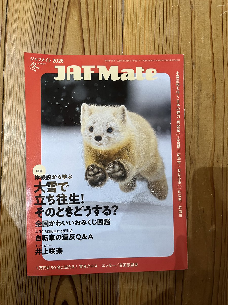 JAFmate届いた?
今回も漫画描かせていただきました✨ 