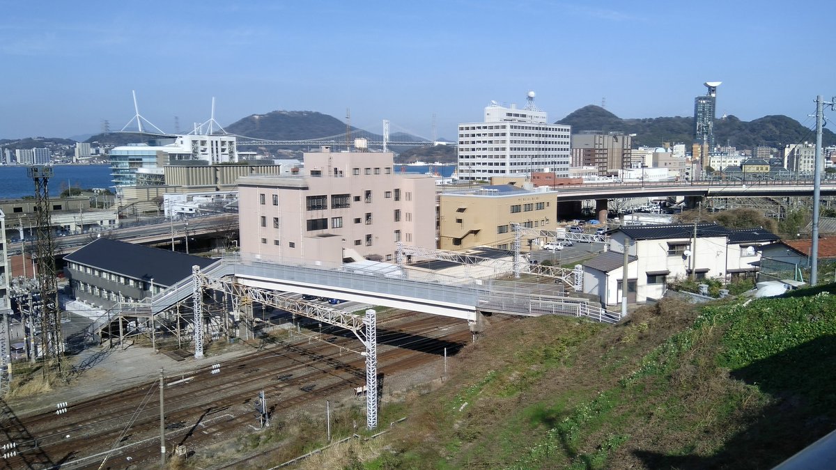 今日の関門海峡は五月晴れ🌸