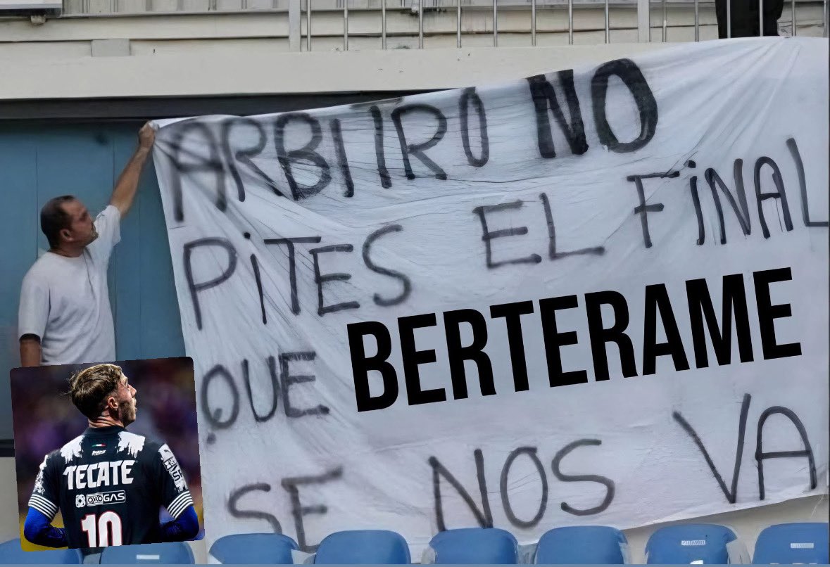 BlueCFM_'s tweet photo. No le pites árbitro 💔 https://t.co/KS6uKSmSs1