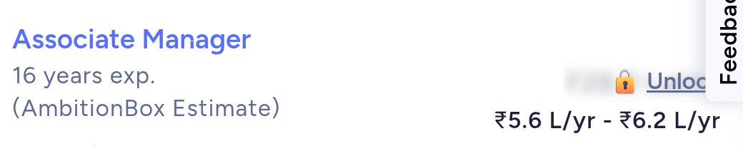 Was scrolling past some companies history and their employees reviews, and damn 16 years of experience and 6LPA 🙂