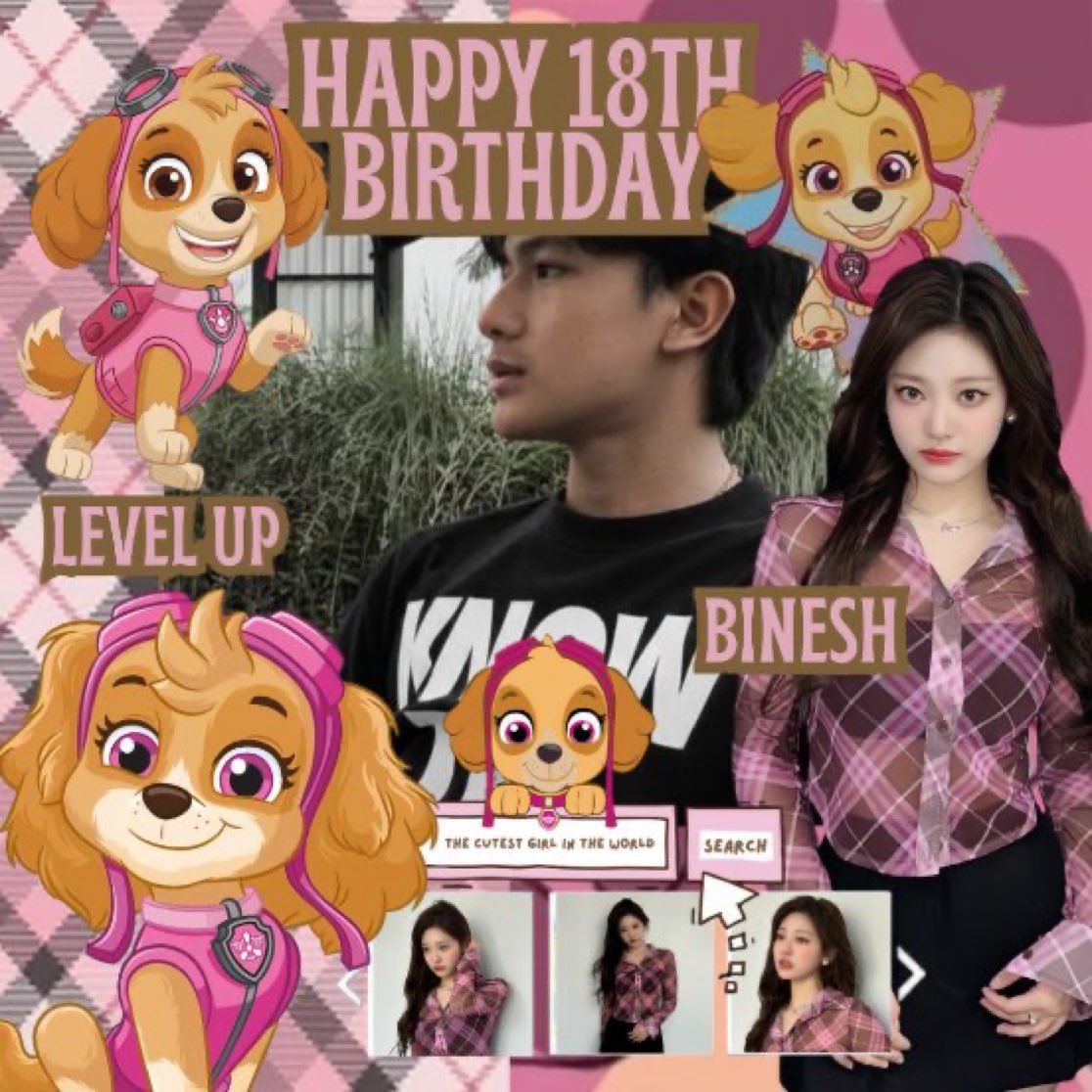 techniral's tweet image. happy birthday nush, anjay udah dewasa ye, semoga apa yg lu harepin kekabul di 2026 ini ya, semoga hari hari lu berwarna mulu kaya pelangi, wyatb nush @Boilefh #BineshNoLongerMinor