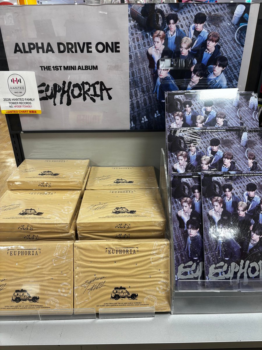 ALPHA DRIVE ONE】 1ST MINI ALBUM 『EUPHORIA』 🖤STAR ROAD Ver