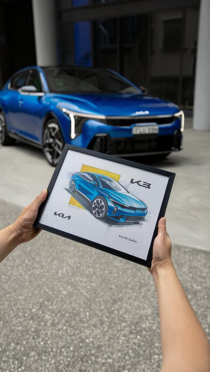 Mi estimado <a href="/RubenHG/">Ruben Hoyo</a> , quiero compartir contigo estos artes que pinté de modelos KIA, fueron para un evento de inauguración, espero que te gusten 🎨🏁✒️ #KIAMexico #KiaSportage #KiaK4 #KiaK3 #arte