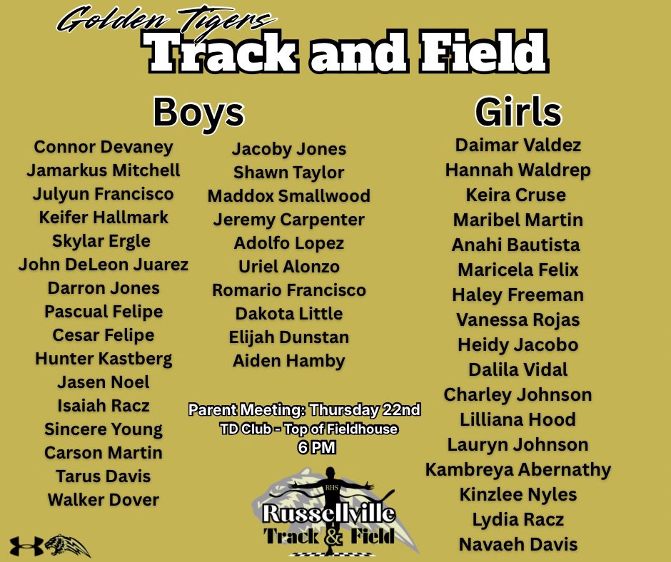 Russellville Track & Field tweet media
