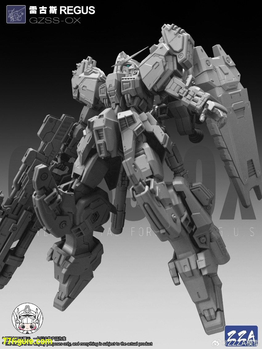 予約商品] ZZA Model 1/100 GZSS-OX01 レグス（Regus）プラモデル 素材