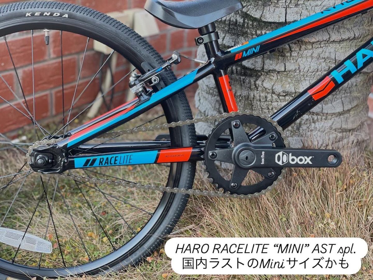 貴重なサイズBMXレーサー新未使用品傷ありHARO RACELITE MINIクランク