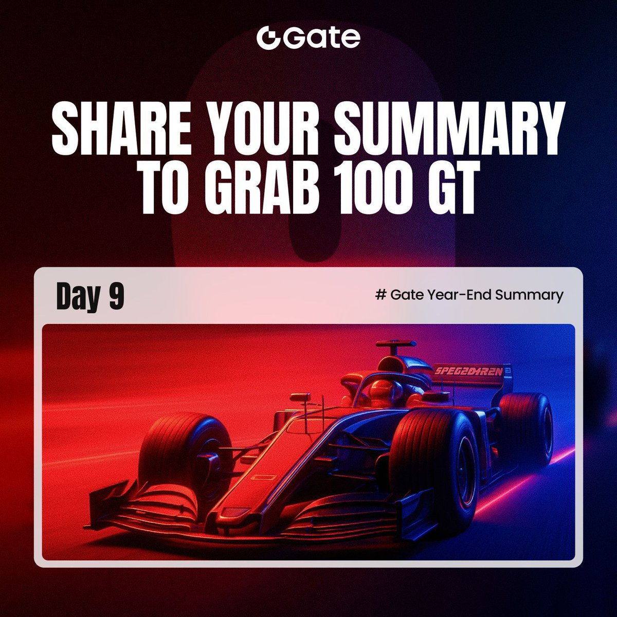 Gate's tweet image. Two days left! Share your Gate 2025 Year-End Summary and stay in the $GT race.

To join:
🔹 Follow @Gate
🔹 Use the page button to share your summary, then post the screenshot below
🔹 Submit form with UID + comment link

100 FCFS spots today, make it count.

Share now:…