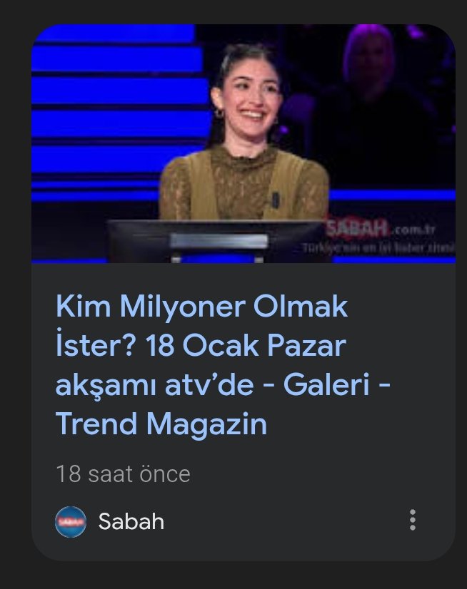 Oktay Kaynarca nın sunduğu KİM MİLYONER OLMAK İSTER adlı yarışma programının devam ettiğini SABAH gazetesi duyurdu.